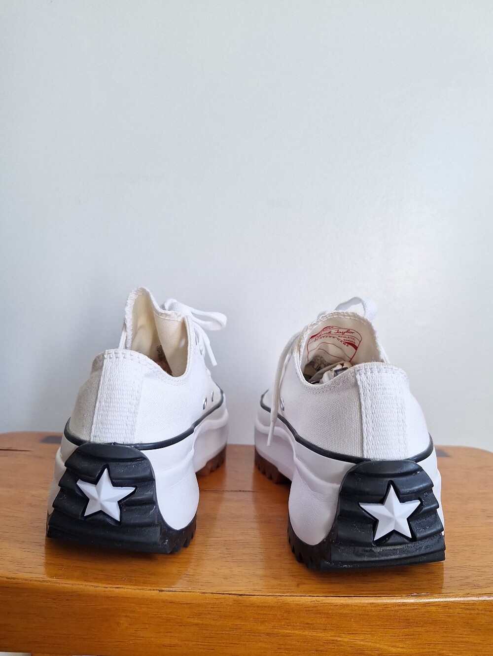 Converse Run Star Hike Low Platform Women's White Size 7 - Picture 4 of 11